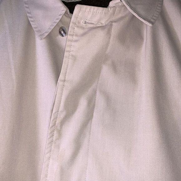 Vintage Beige Trench Coat With Faux Fur Lining 42 Inches - Picture 6 of 12